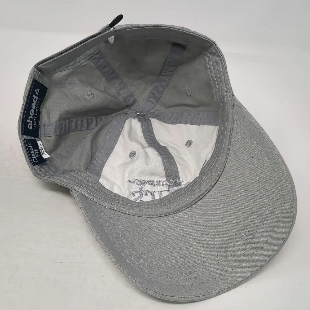 ahead Baseball Cap Gray One Size Dewar's ESTD 1846 Logo Embroidery Cotton Hat